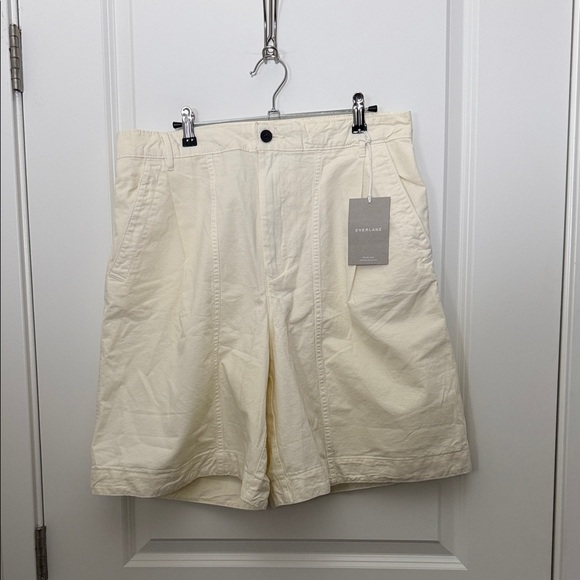 Everlane Pants - Everlane High Waist Short - Ivory (12)